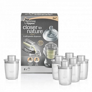 Диспенсер для сухой смеси, 6 штук (Tommee Tippee, TT_1105)